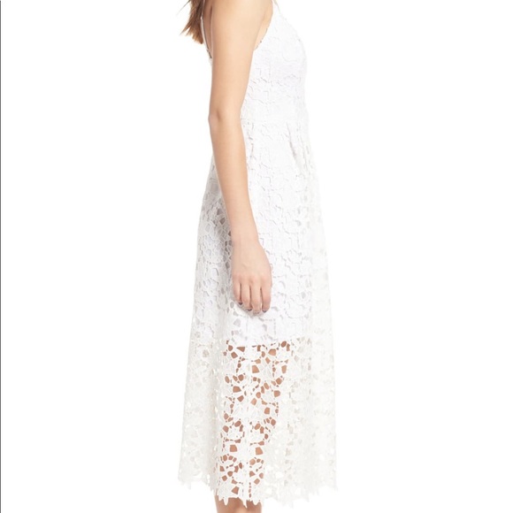 ASTR lace midi white dress - Picture 7 of 8